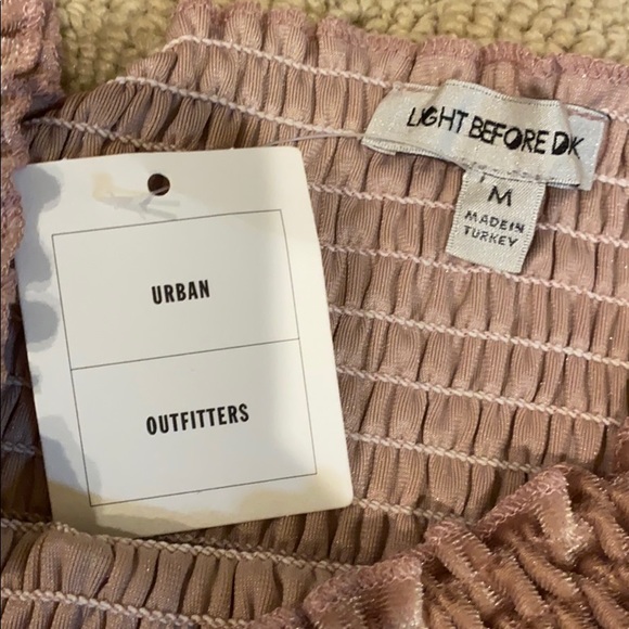 Urban outfitters velvet crop top - Picture 3 of 4